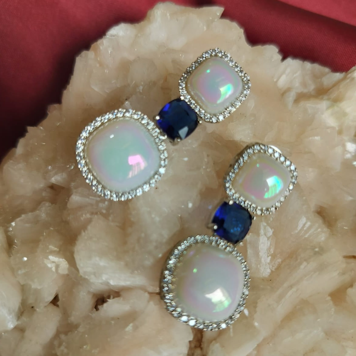 Beautiful AD stone earrings