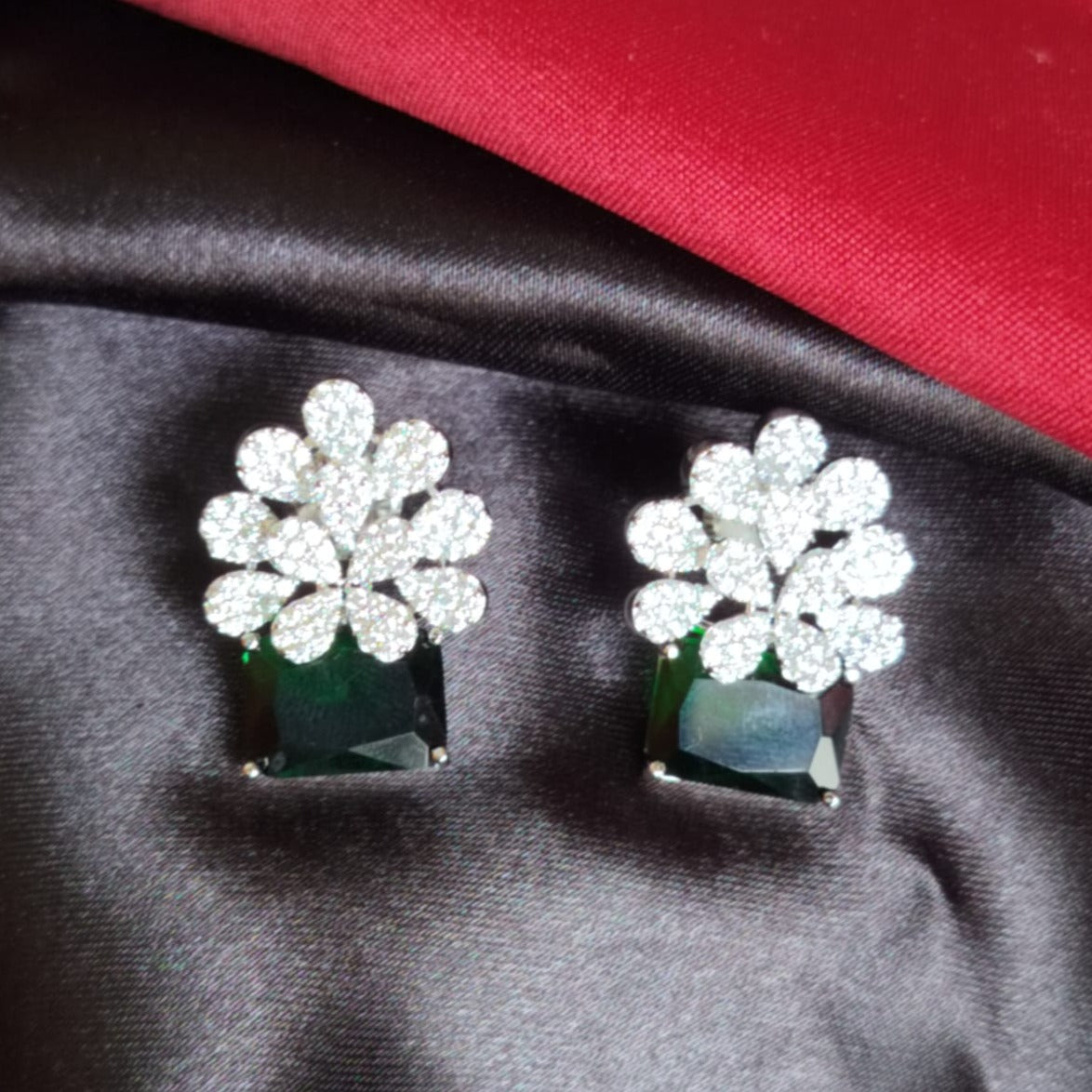 Beautiful AD stone earrings