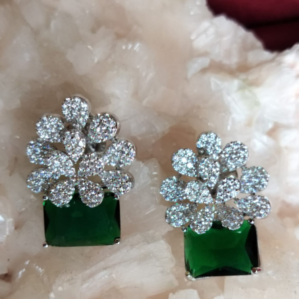 Beautiful AD stone earrings