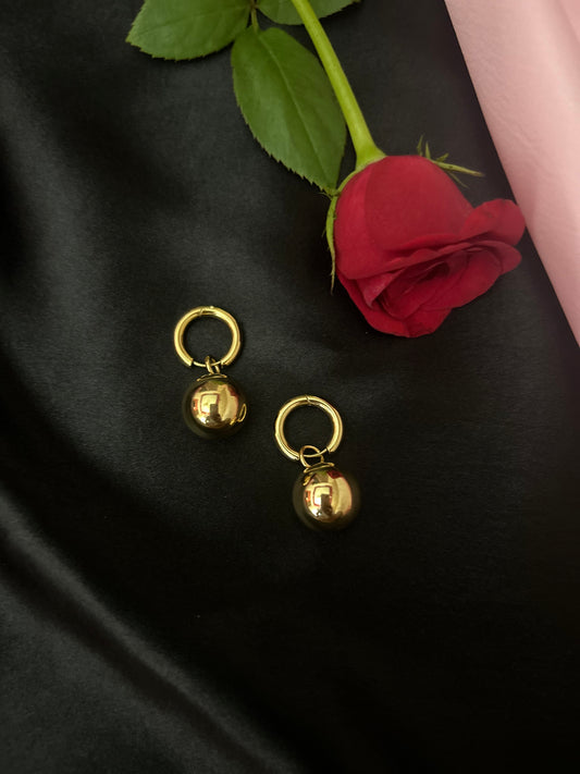 Golden trendy Stud Earrings