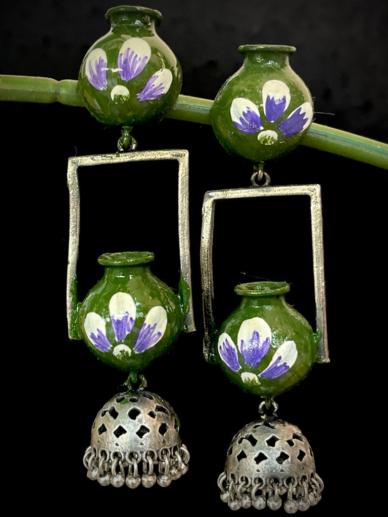 Hand painted beautiful Earrings